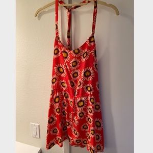 Silk daisy dress